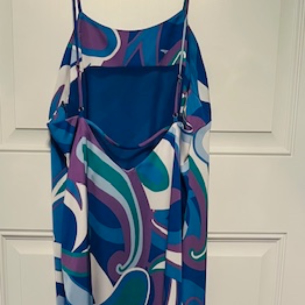 Ramy Brook Silk Slip Dress with Back Detail